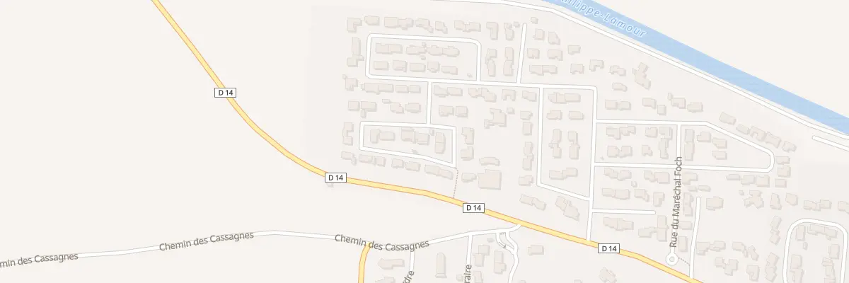 Plan du 1 Rue des Lavandins à Saint-Gilles