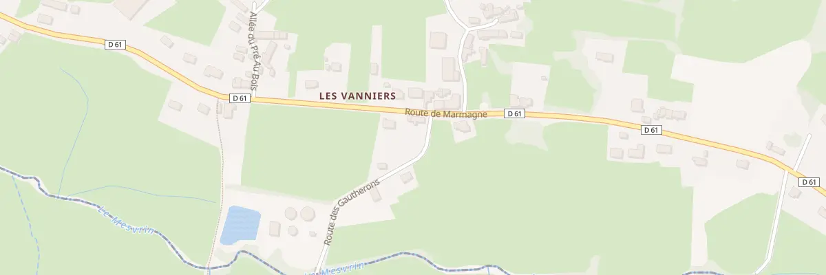 Plan du 1440 Rte de Marmagne à Saint-Sernin-du-Bois