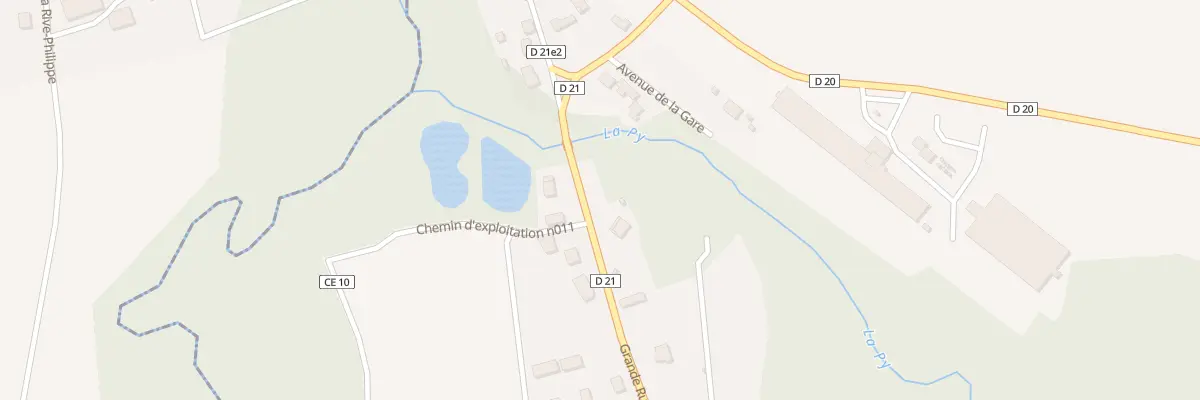 Plan du 1 All de la Gare à Dontrien