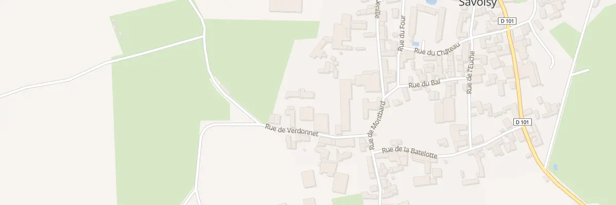 Plan du 2 Rue de Verdonnet à Savoisy