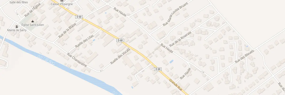 Plan du 72 Grande Rue à Sarry