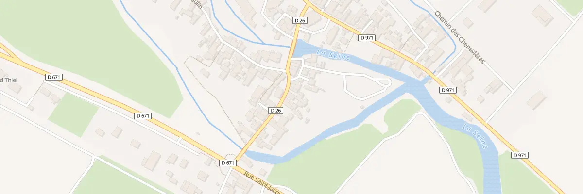 Plan du 21 Rue du Verger à Neuville-sur-Seine