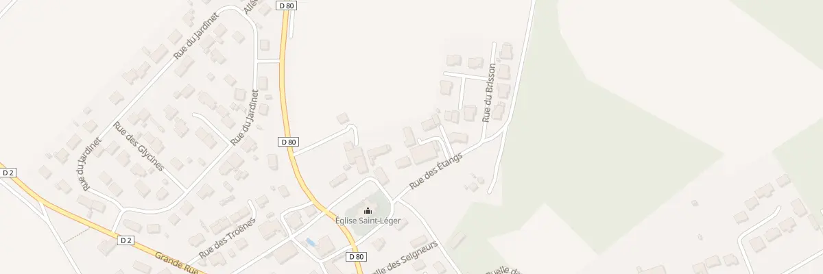Plan du 2 Rue des Etangs à Mairy-sur-Marne