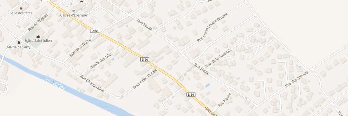 Plan du 21 Rue Haute à Sarry
