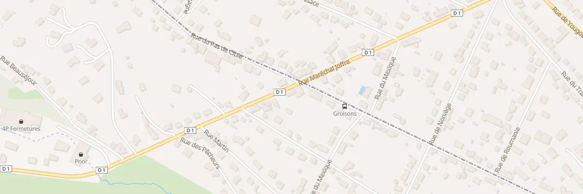 Plan du 3 Rue Marechal Joffre à Montcenis