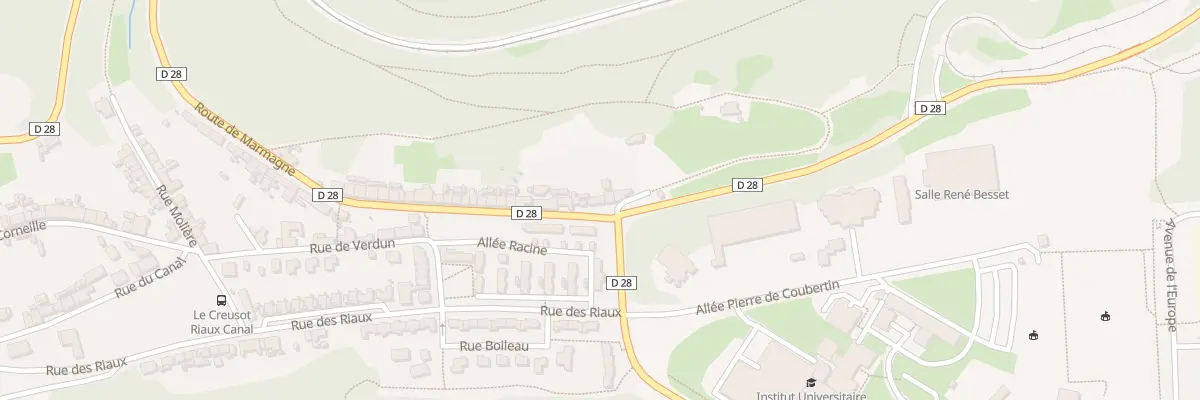 Plan du 4 Rte de Marmagne au Creusot
