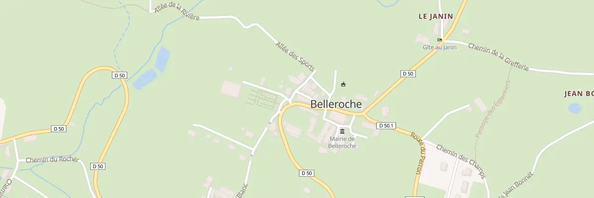 Plan du 37 Rle de la Poste à Belleroche