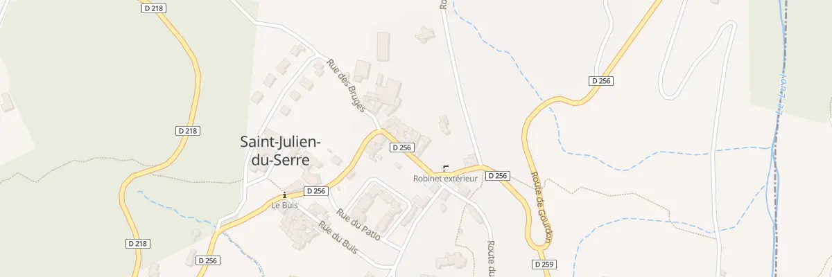 Plan du 230 Rte du Clap à Saint-Julien-du-Serre