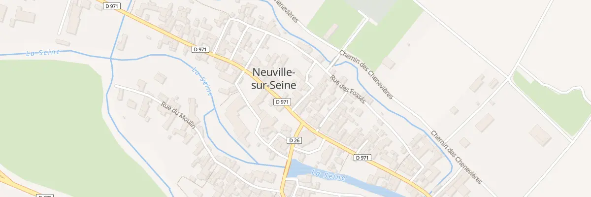 Plan du 62 Gr Grande Rue à Neuville-sur-Seine