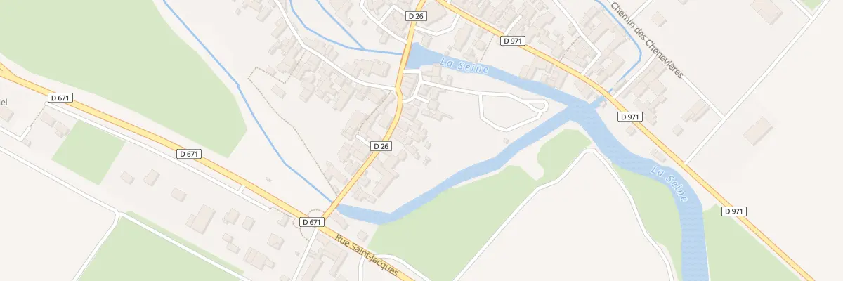 Plan du 23 Rue du Verger à Neuville-sur-Seine