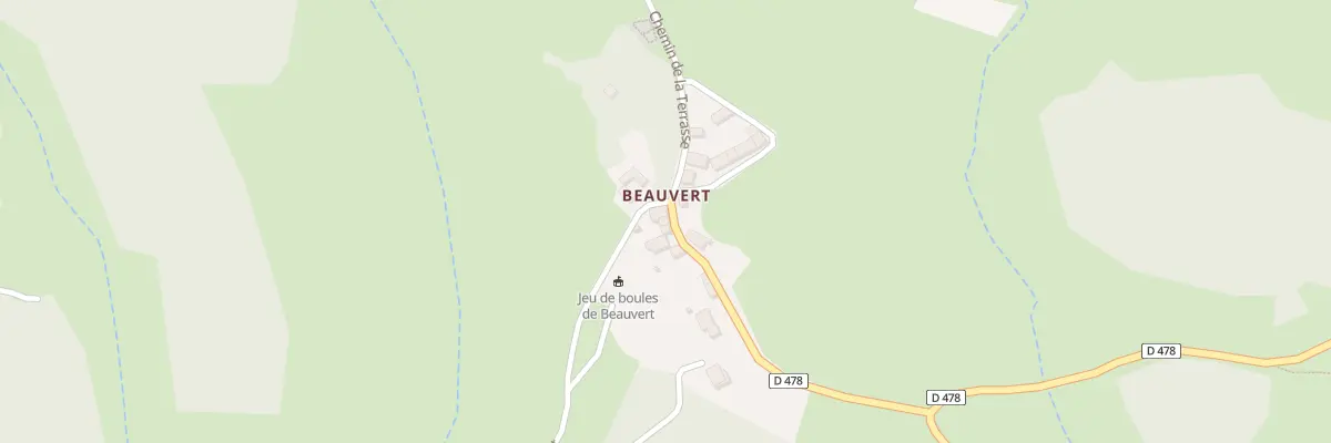 Plan du 285 Rte de Beauvert à Saint-Jean-Roure
