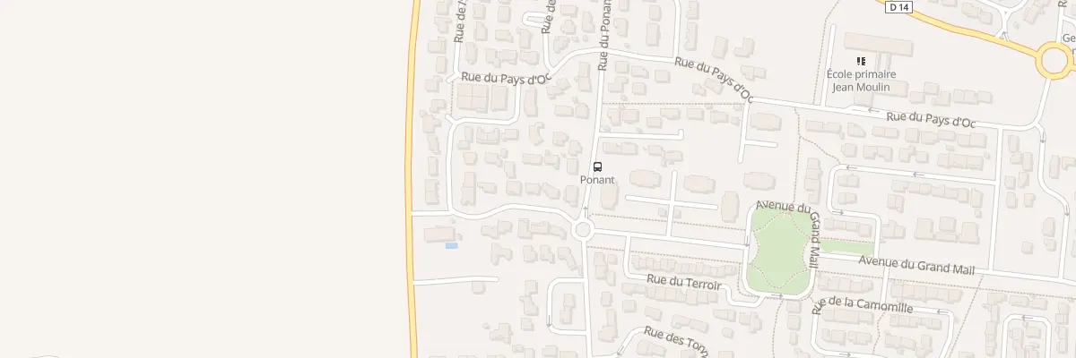 Plan du 6 Av du Grand Mail à Saint-Gilles