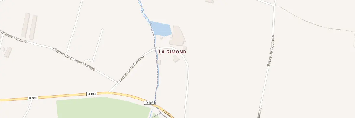 Plan du 235 Che de la Gimond à Pomeys