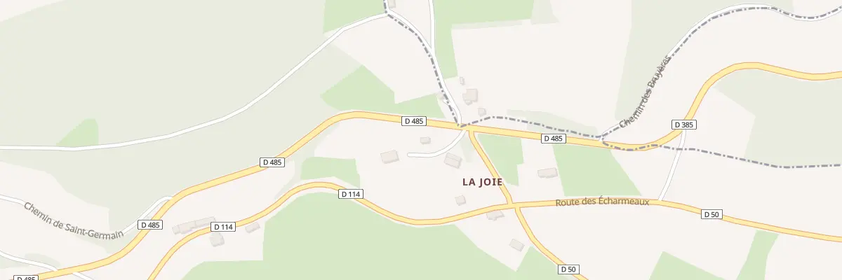 Plan du 225 Rte du Beaujolais à Belleroche