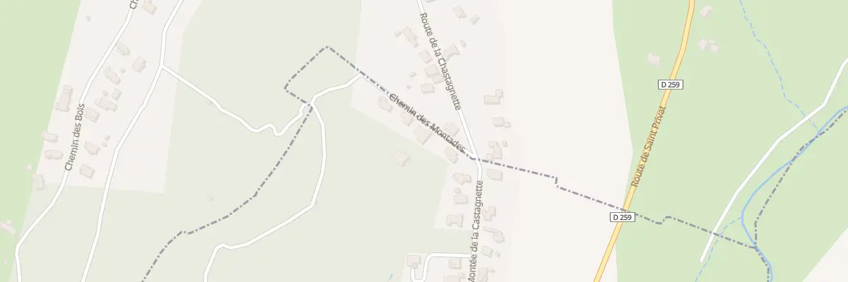 Plan du 5537 La Castagnette à Saint-Privat