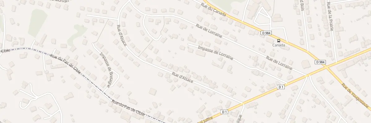 Plan du 12T Rue d’Alsace au Creusot