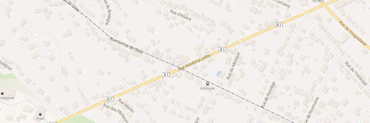 Plan du 96 Rue Marechal Joffre au Creusot