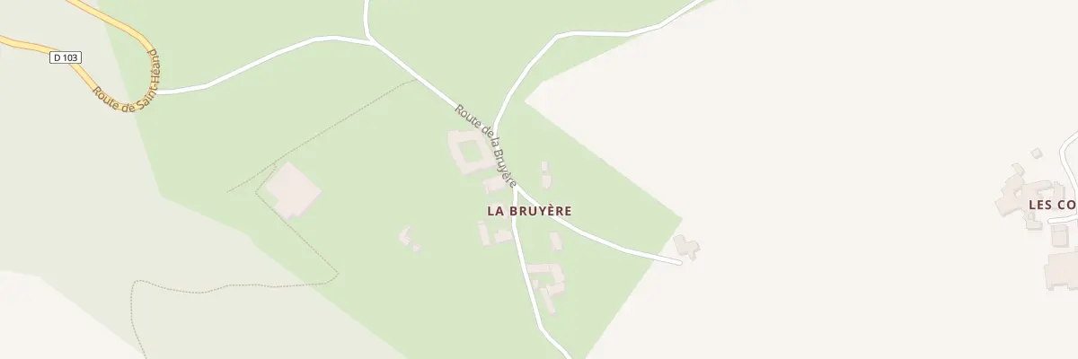 Plan du 923 Rte de la Bruyère à Chevrières