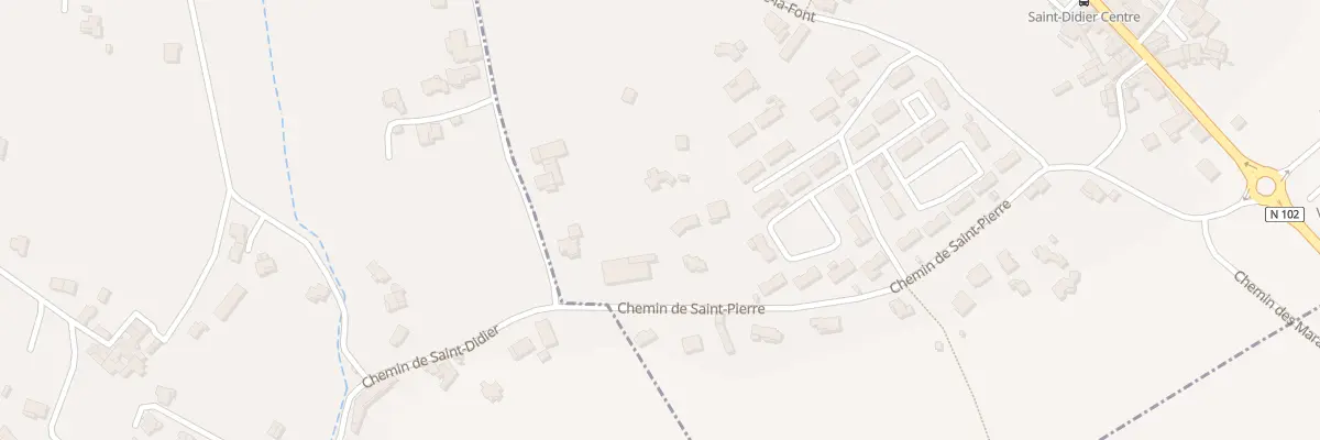 Plan du 458 Che de Saint-Pierre à Saint-Didier-sous-Aubenas