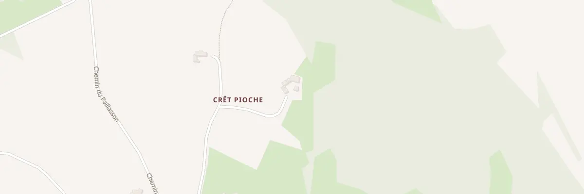 Plan du 586 Che du Cret Pioche à Saint-Clément-les-Places