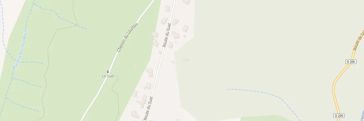 Plan du 885 Rte du Suel à Saint-Julien-du-Serre