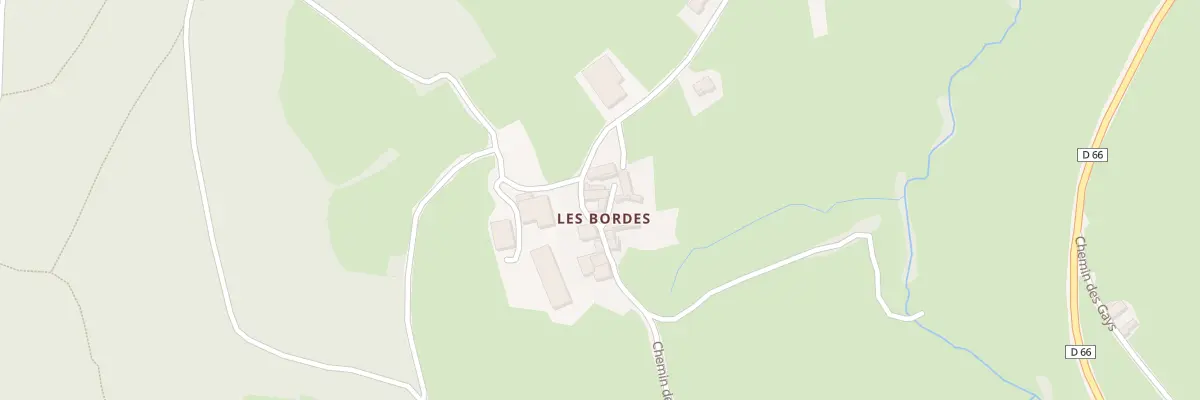 Plan du 1019 Che des Bordes à Aigueperse