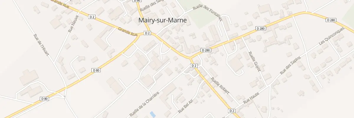 Plan du 22 Gr Grande Rue à Mairy-sur-Marne