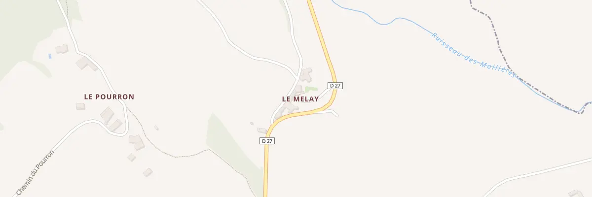 Plan du 5235 Le Melay à Villechenève
