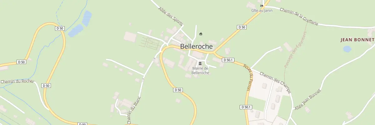 Plan du 73 Rue de l’Eglise à Belleroche