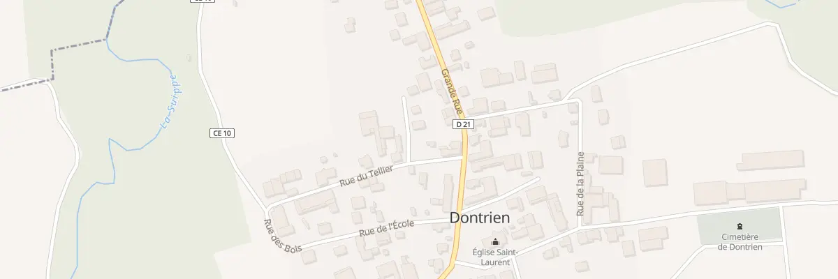 Plan du 2B Rue du Tellier à Dontrien