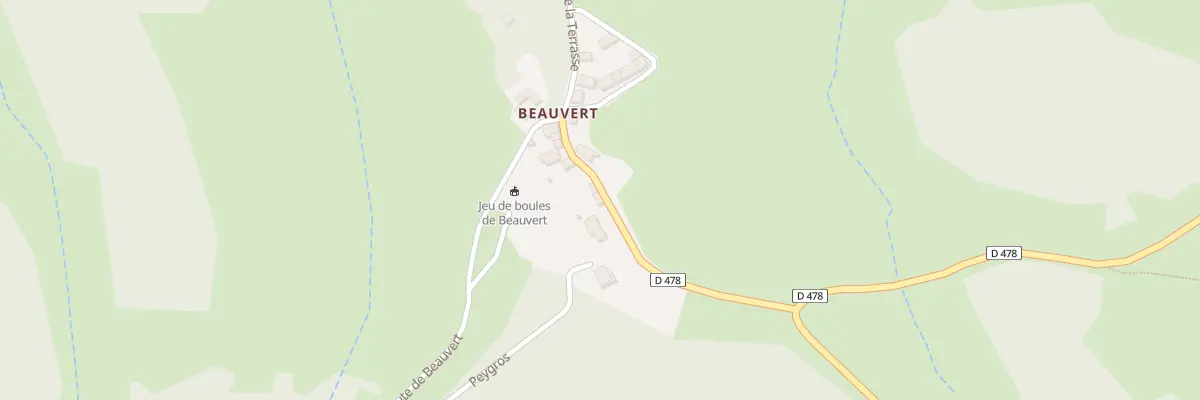 Plan du 125 Rte de Beauvert à Saint-Jean-Roure