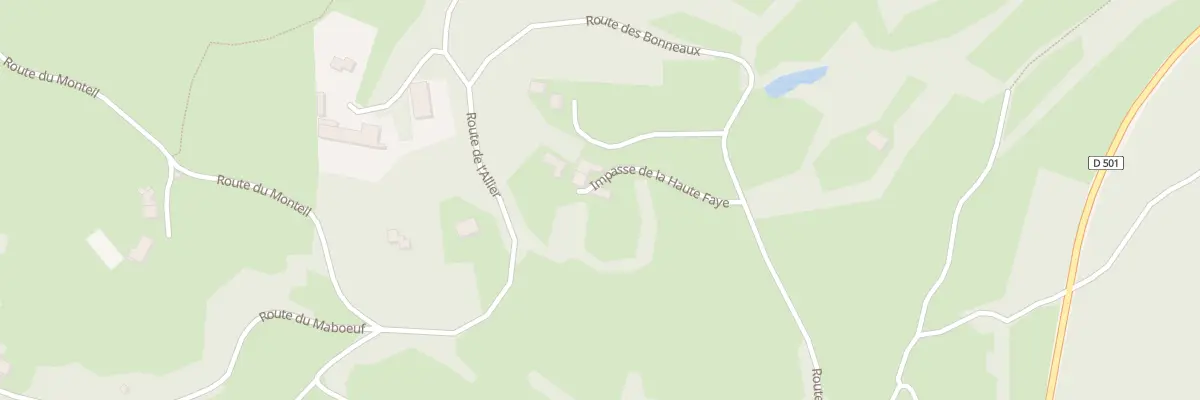 Plan du 135 Imp de la Haute Faye à Marlhes