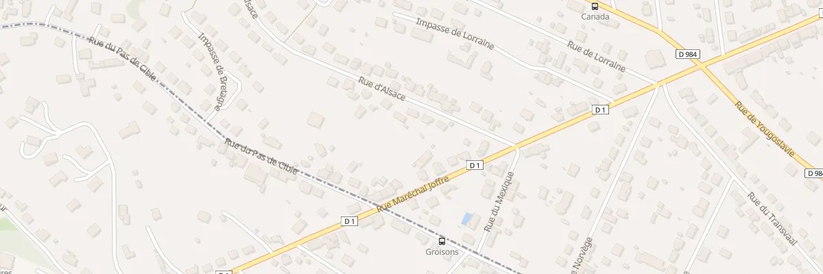 Plan du 7 Rue d’Alsace au Creusot