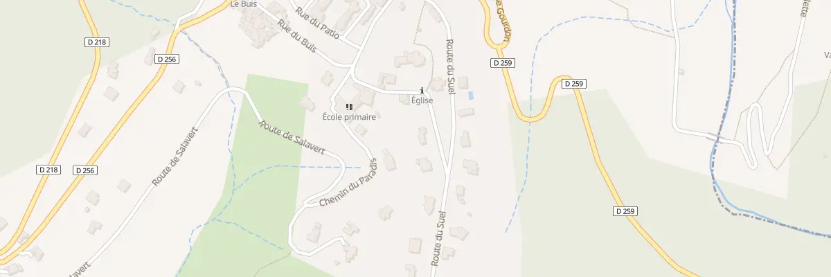 Plan du 33 Rue de l’Ecole à Saint-Julien-du-Serre