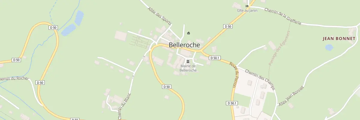 Plan du 57 Rue de l’Eglise à Belleroche