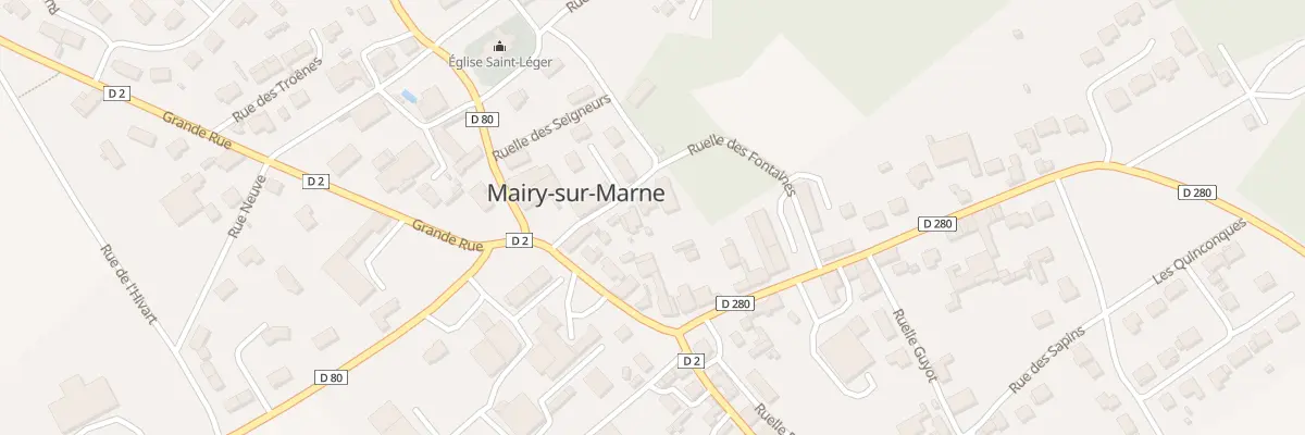 Plan du 3 Rle des Seigneurs à Mairy-sur-Marne