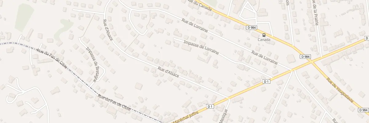 Plan du 10B Rue d’Alsace au Creusot