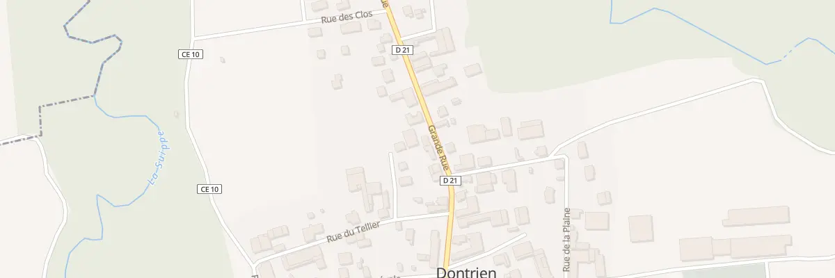 Plan du 24 Gr Grande Rue à Dontrien
