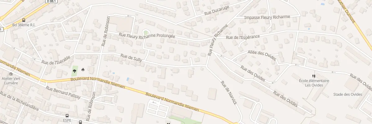 Plan du 35 Rue de Sully à Saint-Étienne
