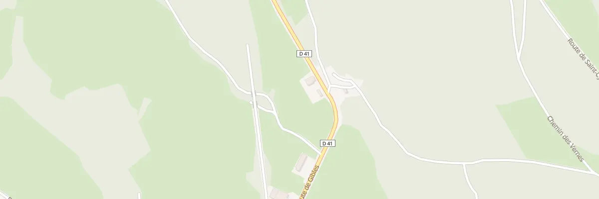 Plan du 876 Rte de Gibles à Montmelard