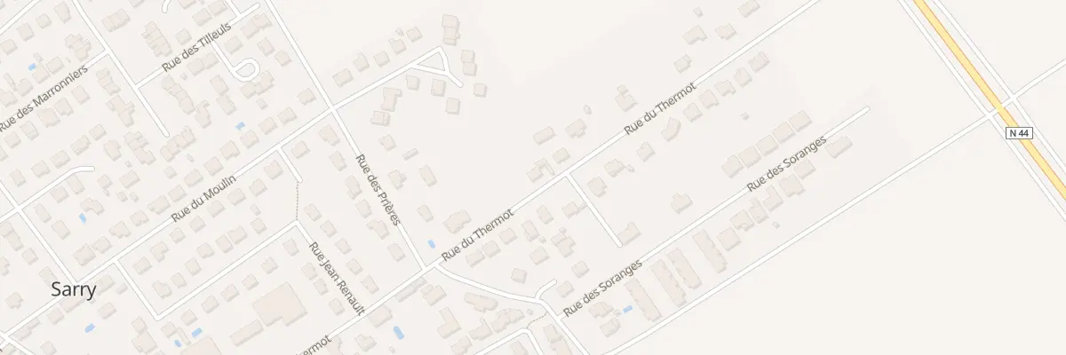 Plan du 18 Rue du Thermot à Sarry