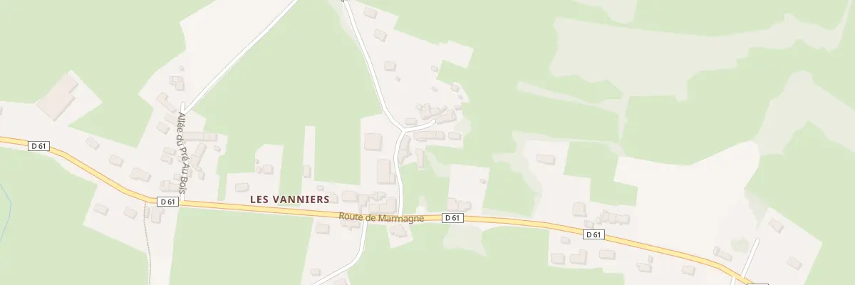 Plan du 8 Che des Vanniers à Saint-Sernin-du-Bois