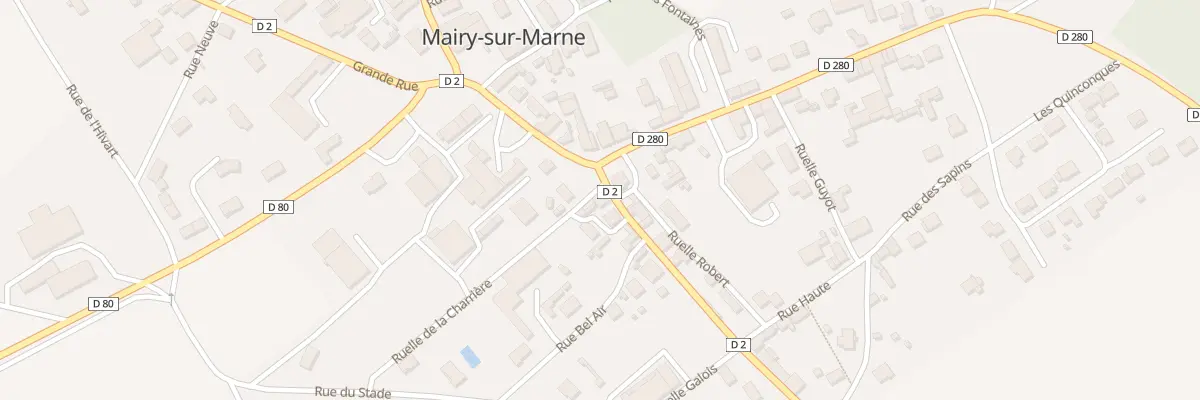 Plan du 26 Gr Grande Rue à Mairy-sur-Marne
