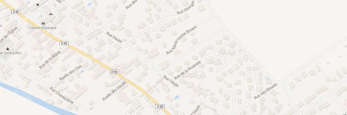 Plan du 38 Rue Haute à Sarry