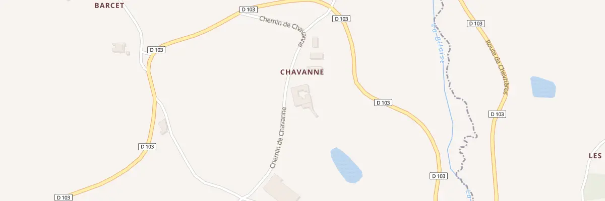 Plan du 225 Che de Chavanne à Chevrières