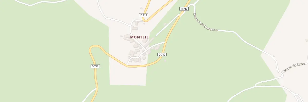 Plan du 5068 Monteil à Montclus