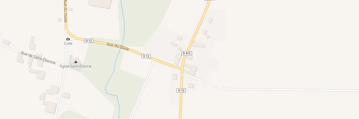 Plan du 6 Rue du Hameau de Bailly à Saint-Ouen-Domprot