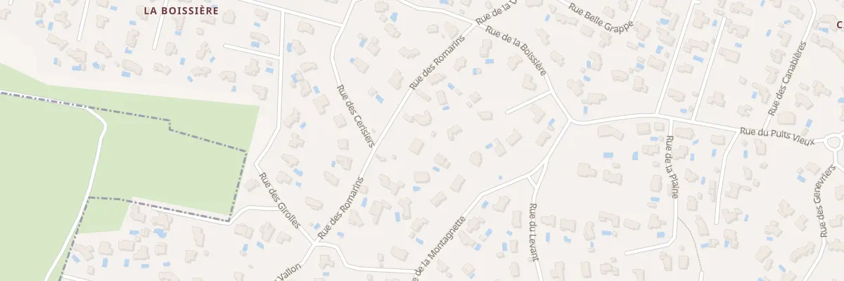 Plan du 153 Rue des Romarins à Poulx