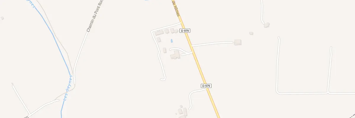 Plan du 2310 Rte de Nîmes à Uzès