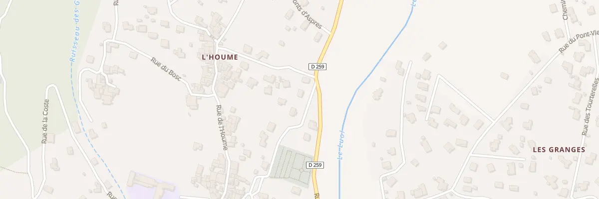 Plan du 7 Tra du Vignal à Saint-Privat